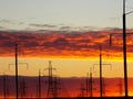 Lava Sunset/Powerlines